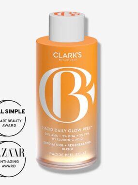 NWT Clark's Botanicals 7-Acid Daily Glow Peel 120 ml
